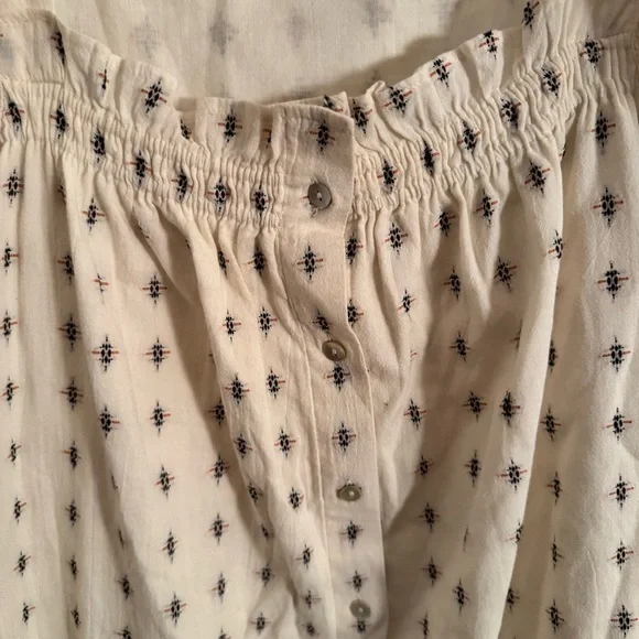 ANTHROPOLOGIE X DRA puff sleeve boho farm girl dress - Picture 4 of 5